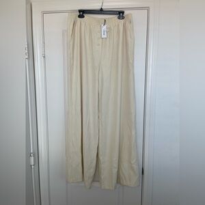 New with tags  Nasty Gal Cream Dress Pants Straight-Leg